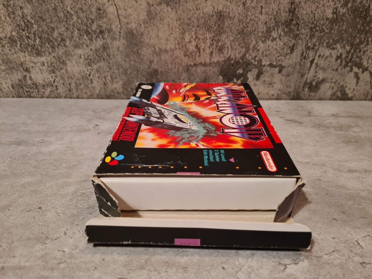 SNES Super Nintendo Akkanoiv mit OVP und Anleitung NOE - T-Retro-Games