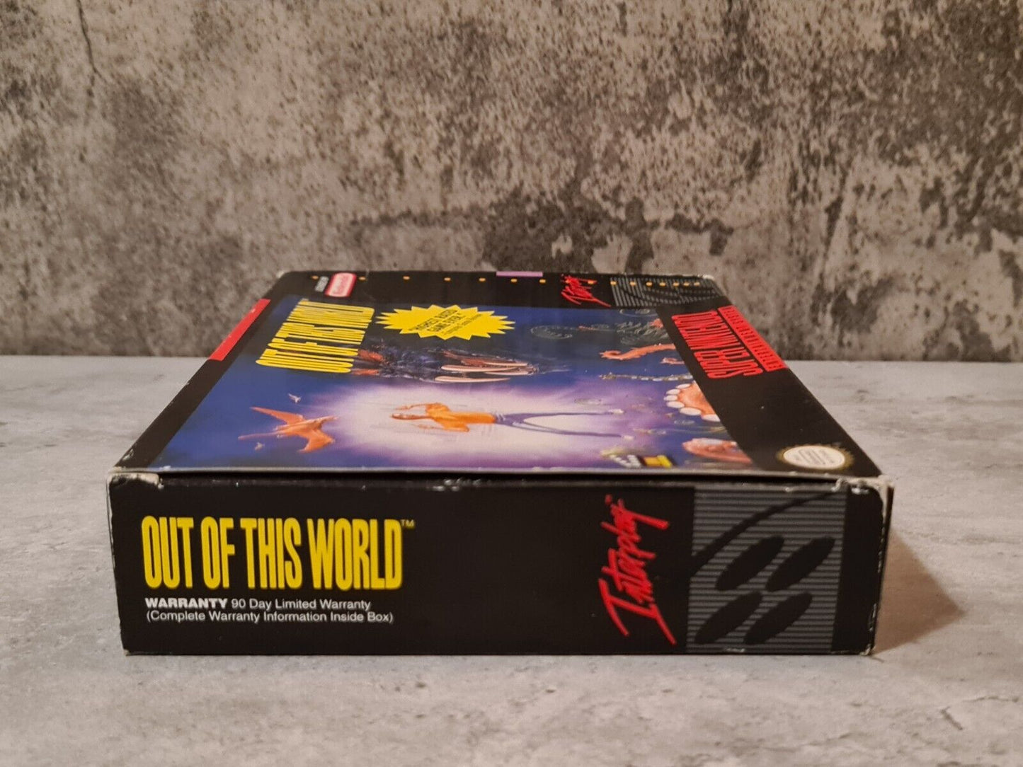 SNES Super Nintendo Out Of This World mit OVP und Anleitung NTSC-USA - T-Retro-Games