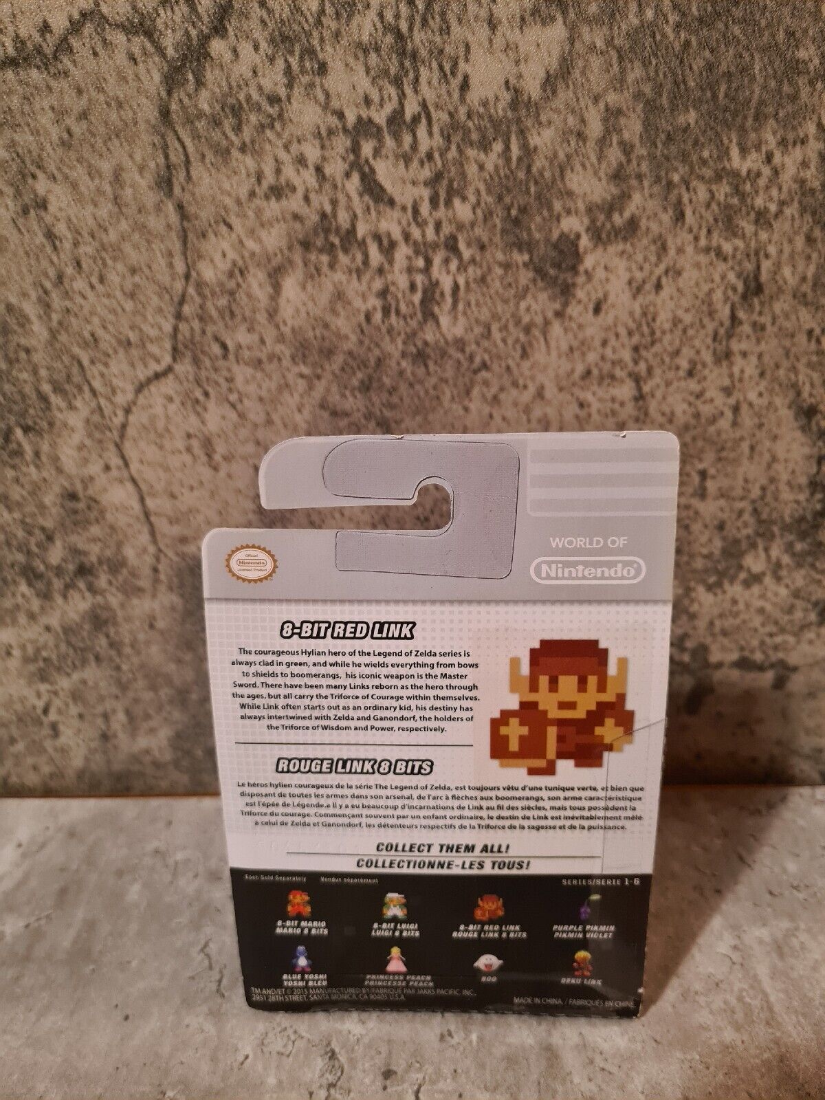 World of Nintendo Collectible Figur Figurine 8-Bit Red Link Neu New Sealed - T-Retro-Games