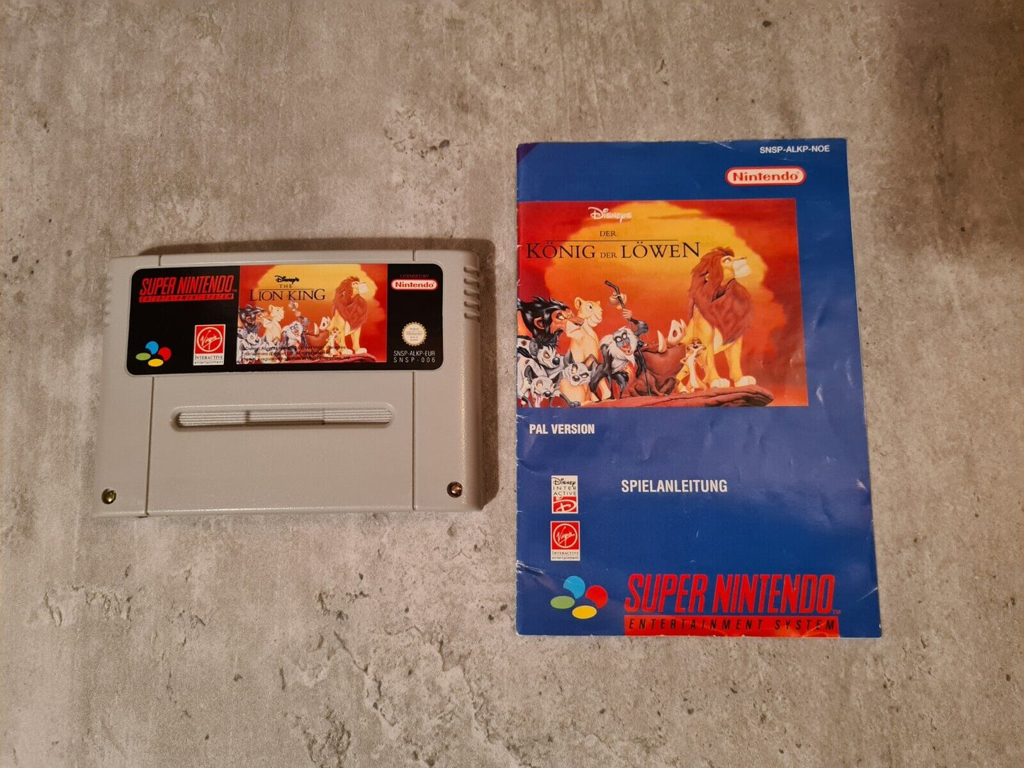 SNES Super Nintendo Disneys Der König der Löwen mit OVP und Anleitung NOE - T-Retro-Games