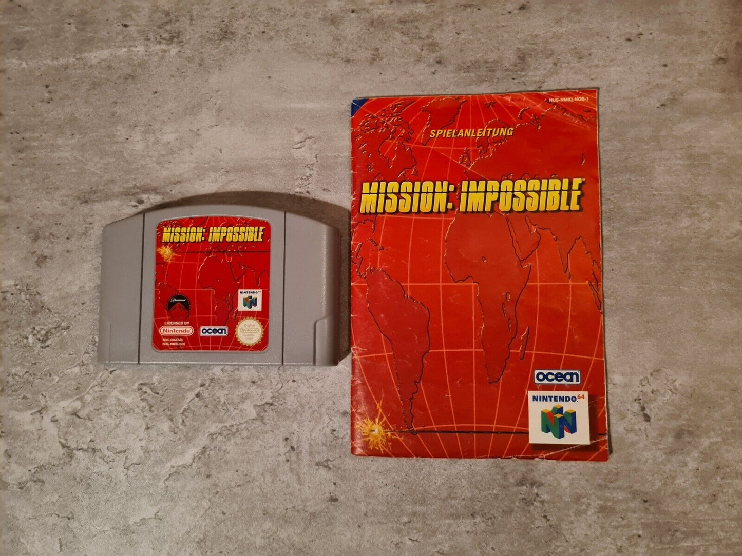 N64 Nintendo 64 Mission : Impossible mit OVP und Anleitung NOE - T-Retro-Games