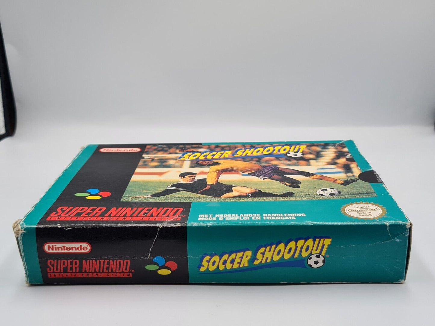 SNES Super Nintendo Soccer Shootout mit OVP und Anleitung FAH - T-Retro-Games
