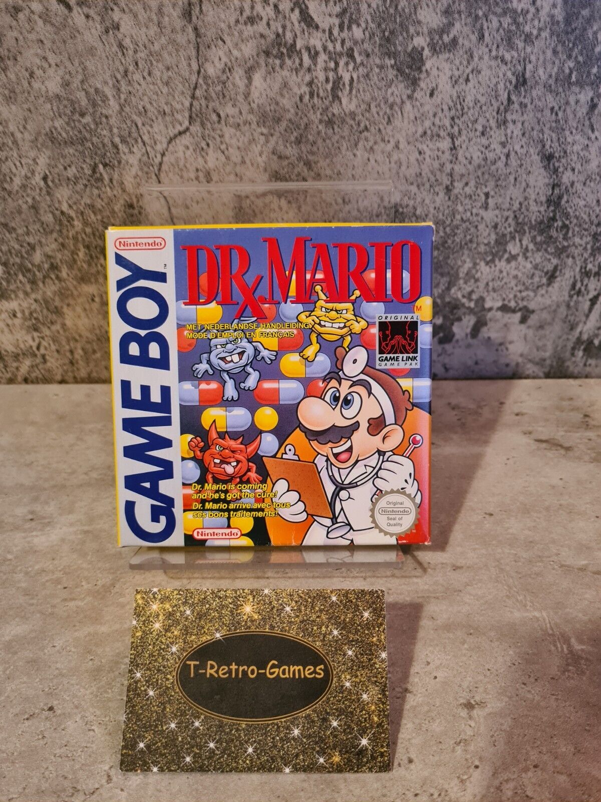 Nintendo Game Boy Classic Dr. Mario mit OVP und Anleitung FAH - T-Retro-Games