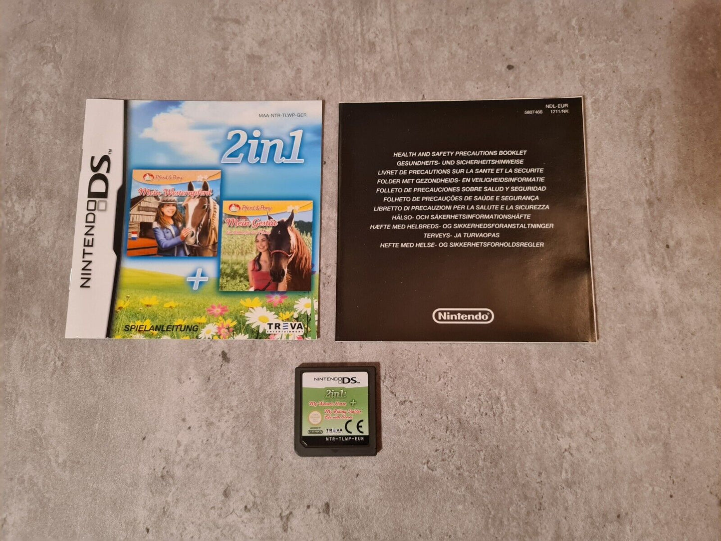 Nintendo DS Pferd & Pony 2 in 1 mit OVP und Anleitung GER - T-Retro-Games