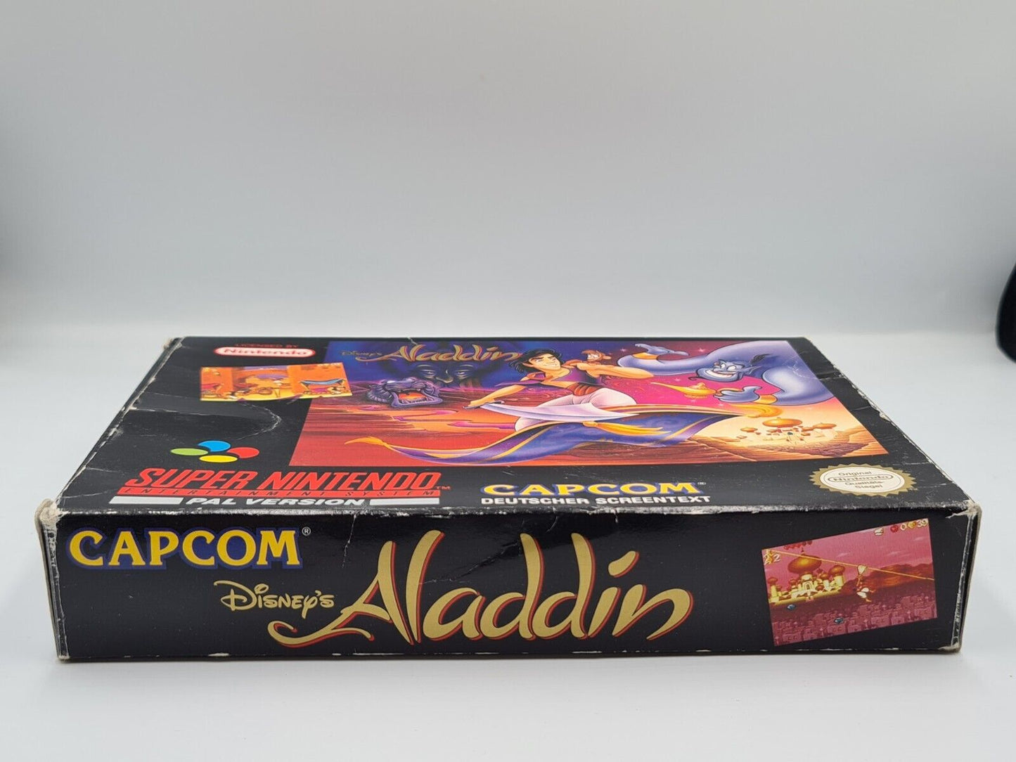SNES Super Nintendo Disney's Aladdin mit OVP und Anleitung NOE/SFRG - T-Retro-Games