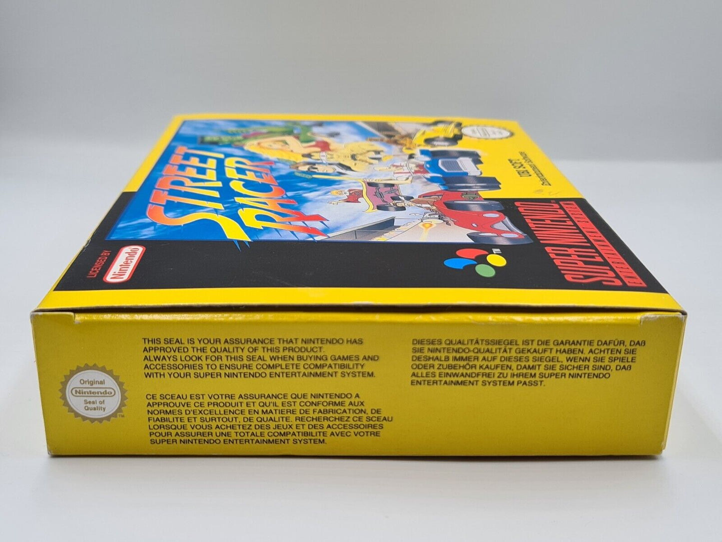 SNES Super Nintendo Street Racer mit OVP und Anleitung + Poster EUR - T-Retro-Games
