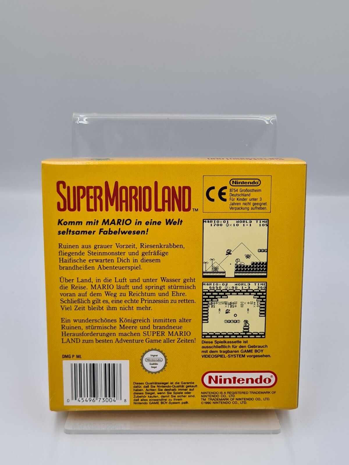 Nintendo Game Boy Classic Spiel Super Mario Land mit OVP und Anleitung NOE - T-Retro-Games