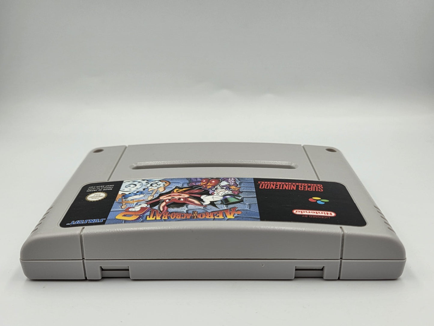 SNES Super Nintendo Aero The Acro-Bat 2 Modul FAH