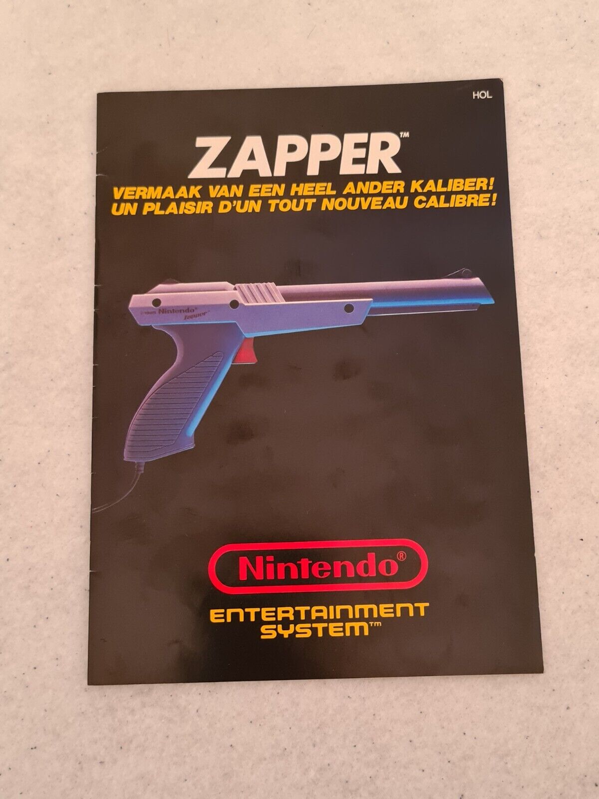 Nintendo NES Zapper Light Gun 1985 Grau Grey OVP - T-Retro-Games