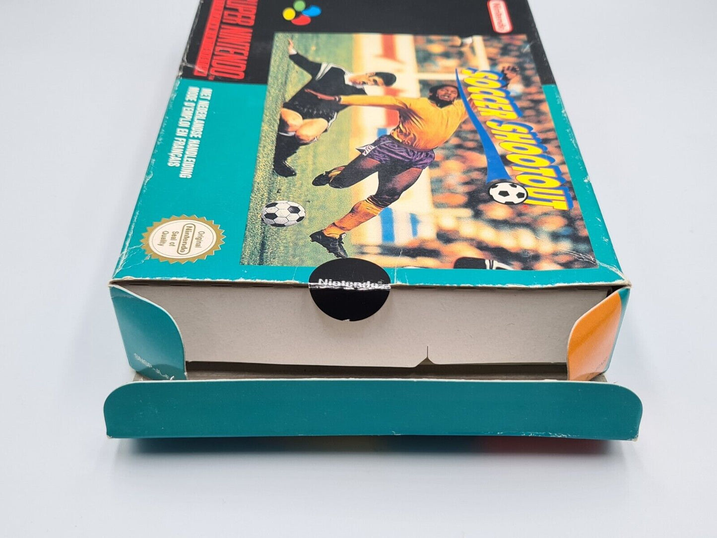 SNES Super Nintendo Soccer Shootout mit OVP und Anleitung FAH - T-Retro-Games
