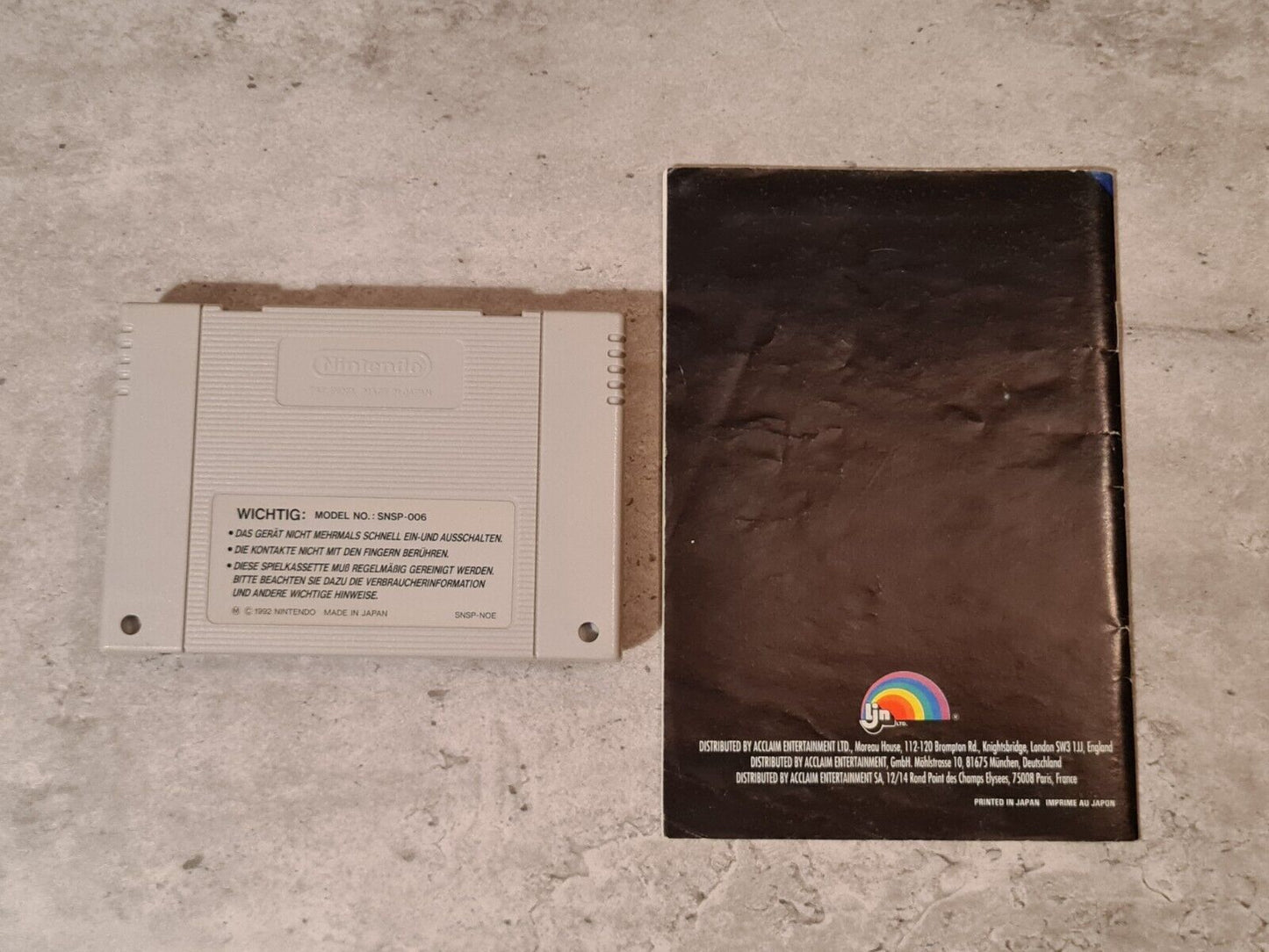 SNES Super Nintendo The Incredible Crash Dummies mit OVP und Anleitung NOE - T-Retro-Games