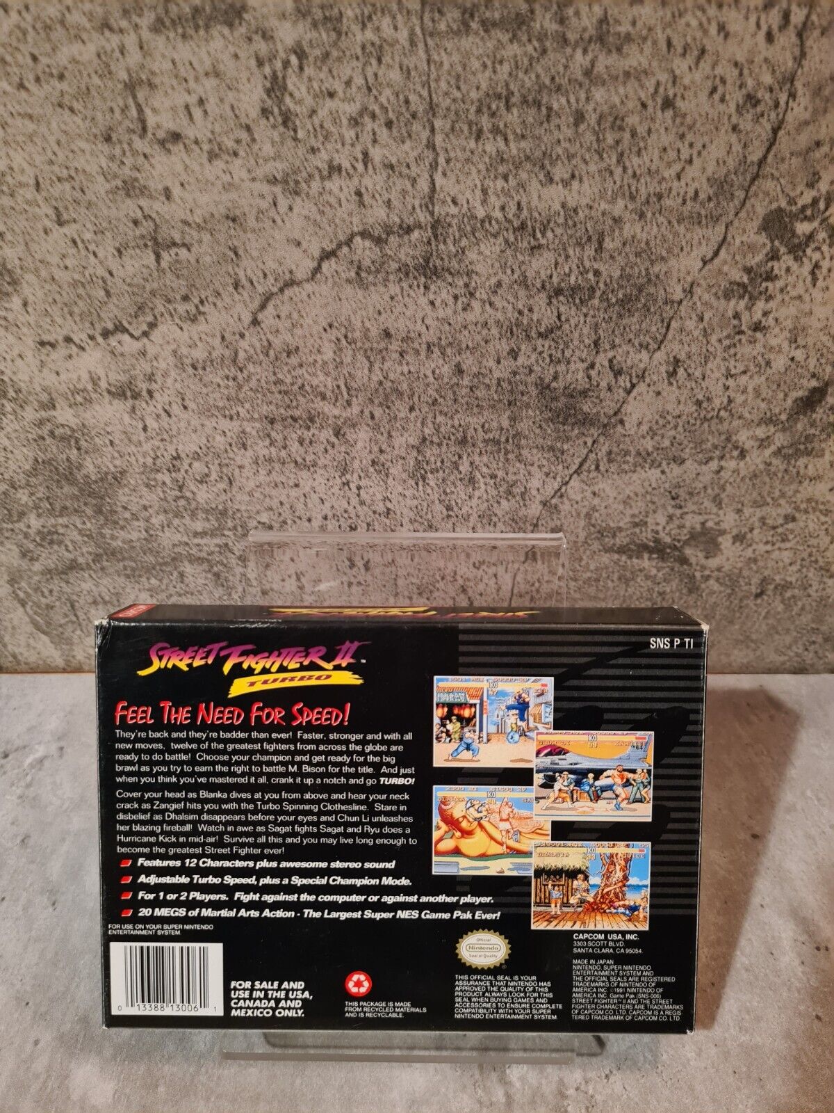 SNES Super Nintendo Street Fighter II Turbo mit OVP und Anleitung NTSC USA - T-Retro-Games