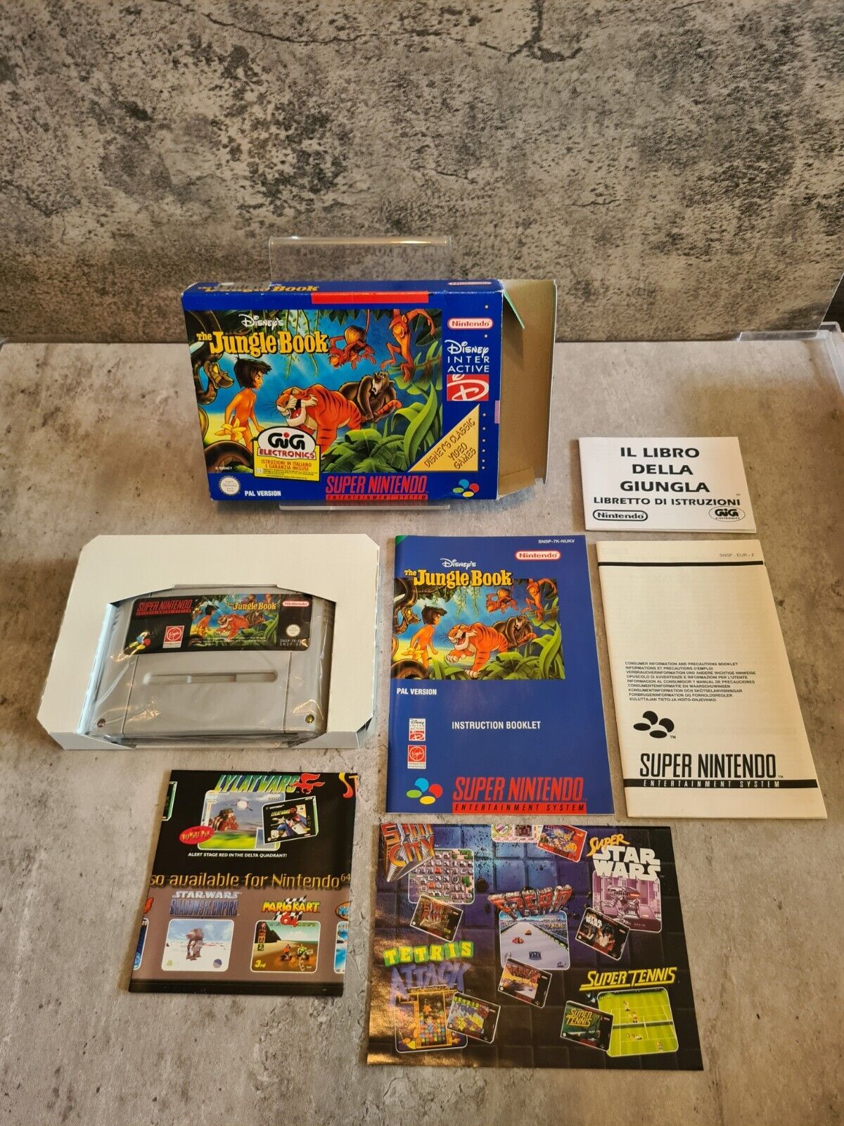 SNES Super Nintendo Disney's The Jungle Book mit OVP und Anleitung NUKV - T-Retro-Games
