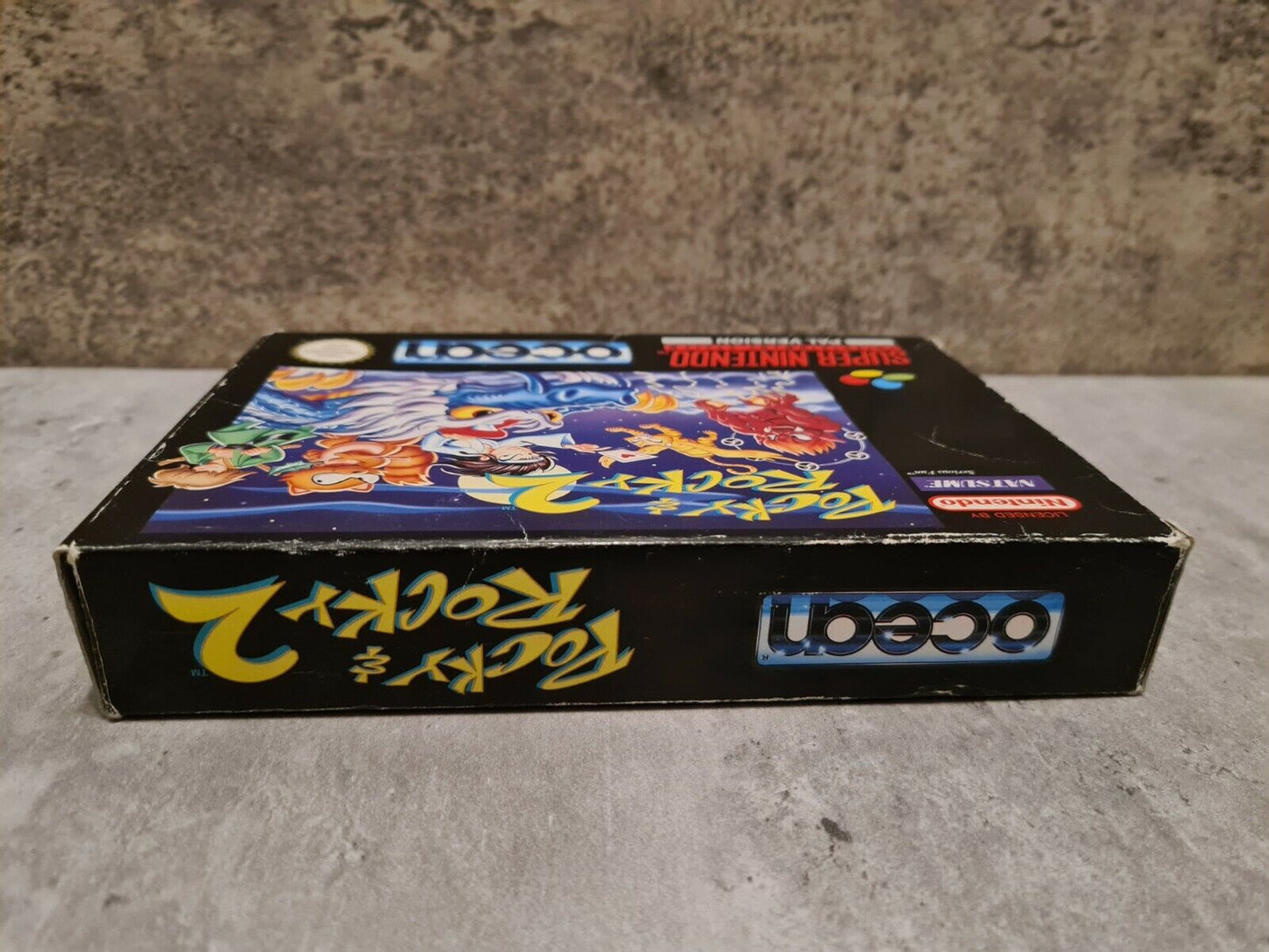 SNES Super Nintendo Pocky & Rocky 2 mit OVP und Anleitung NOE - T-Retro-Games