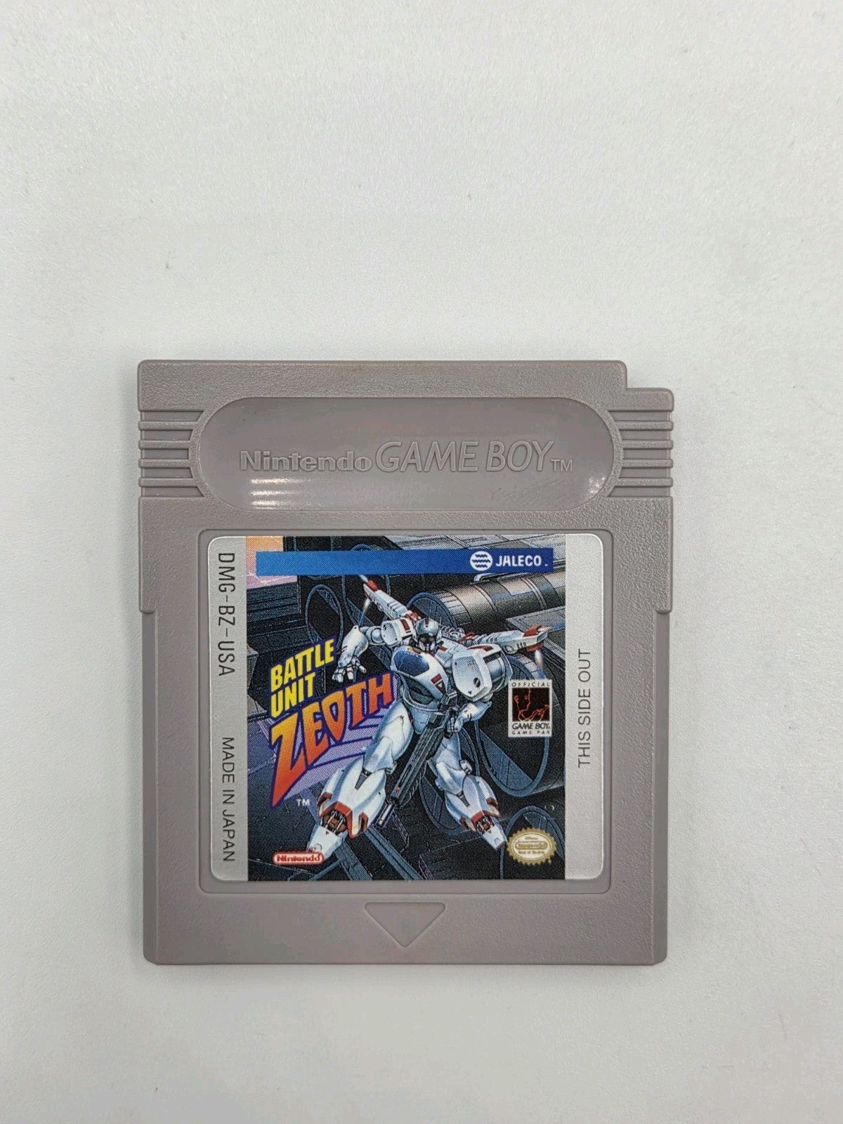 Nintendo Game Boy Classic Spiel Battle Unit Zeoth mit OVP und Anleitung USA