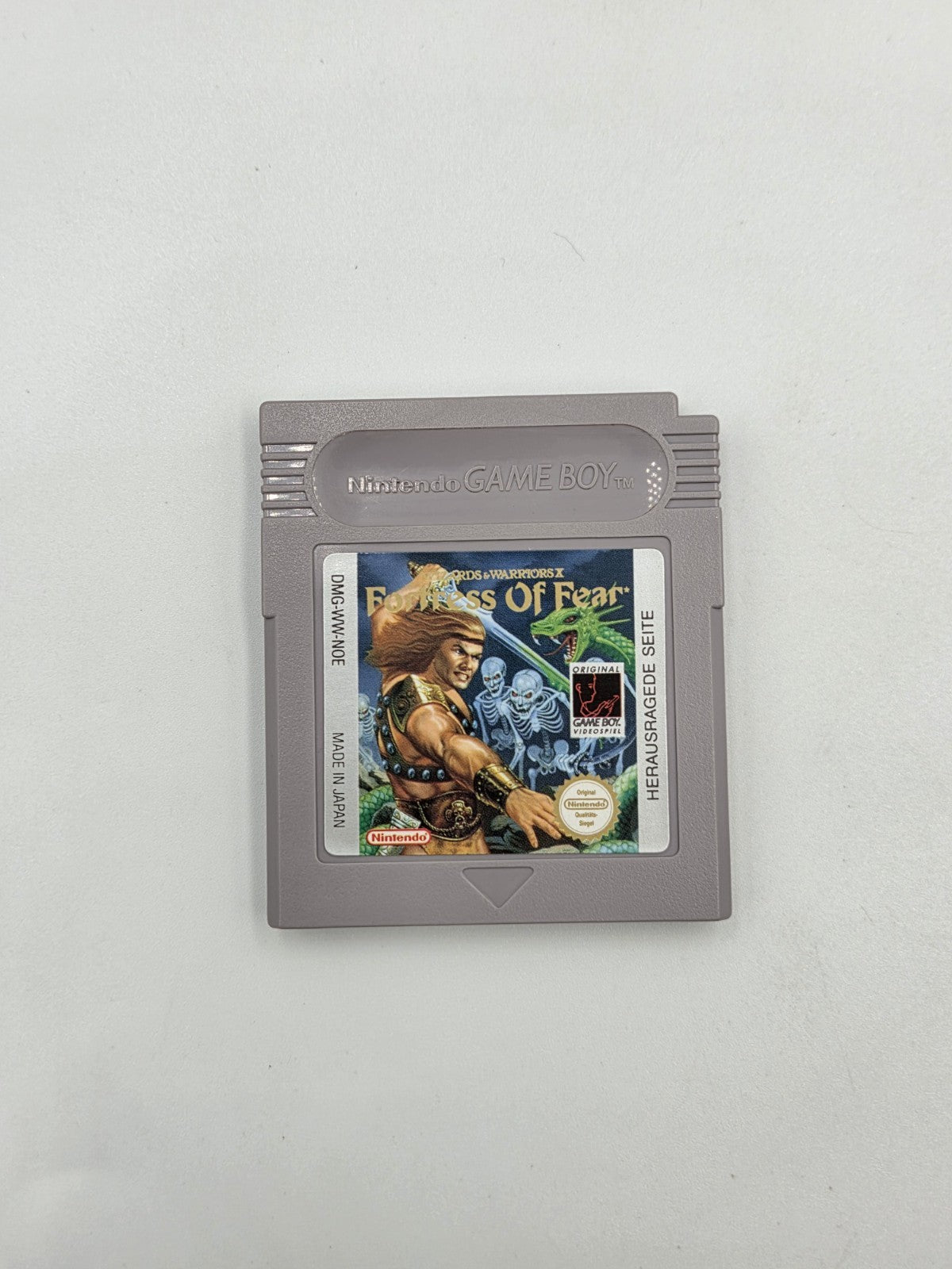 Game Boy Classic Wizards & Warriors x Fortress of Fear mit OVP und Anleitung NOE