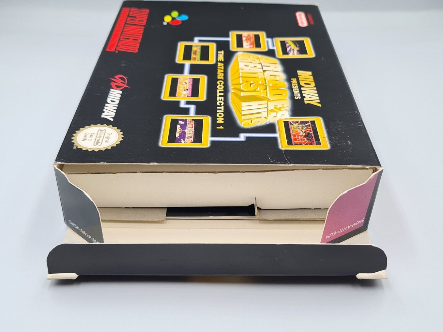 SNES Super Nintendo Arcade's Greatest Hits mit OVP und Anleitung EUR - T-Retro-Games