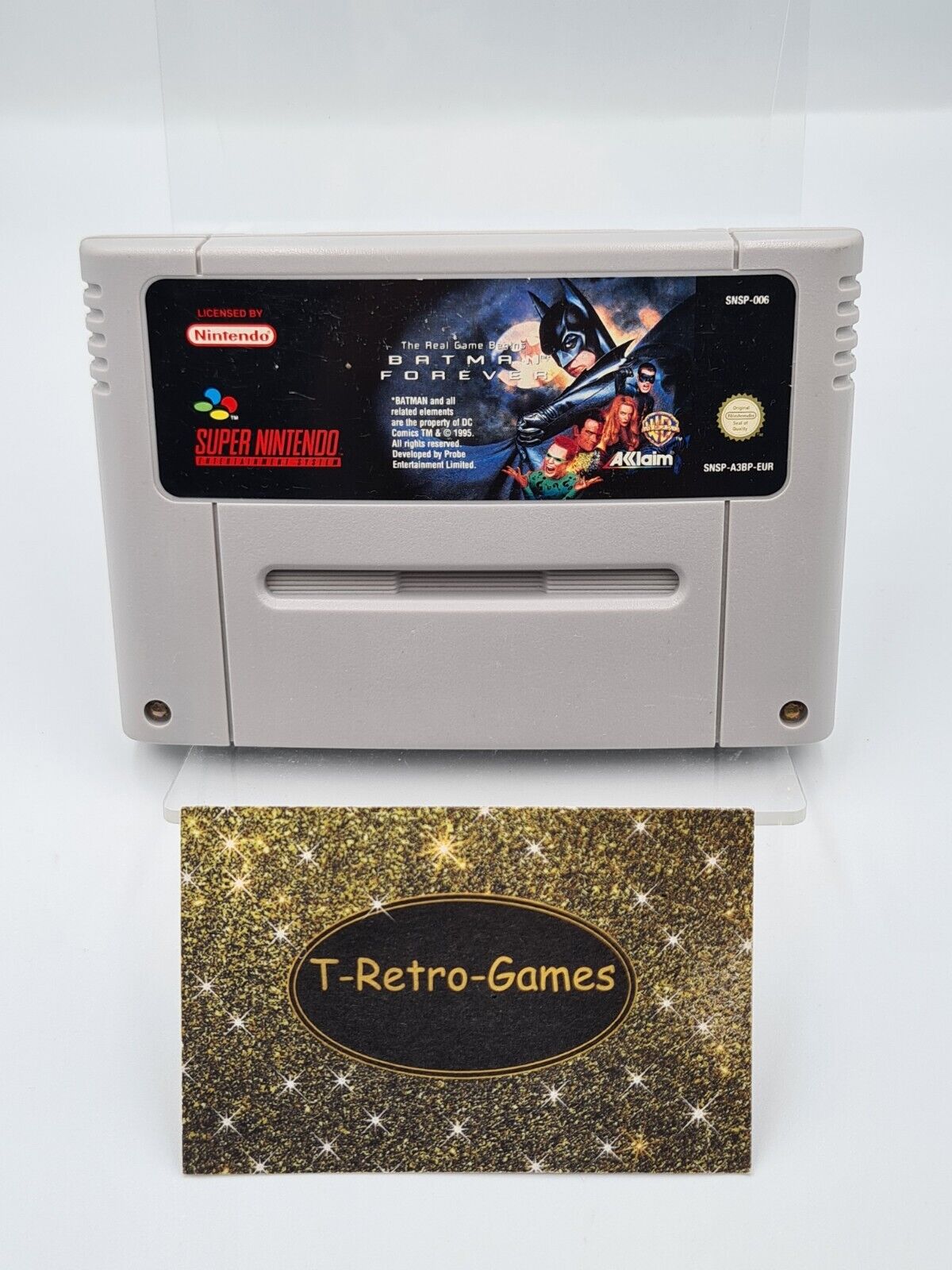 SNES Super Nintendo Batman Forever Modul EUR - T-Retro-Games