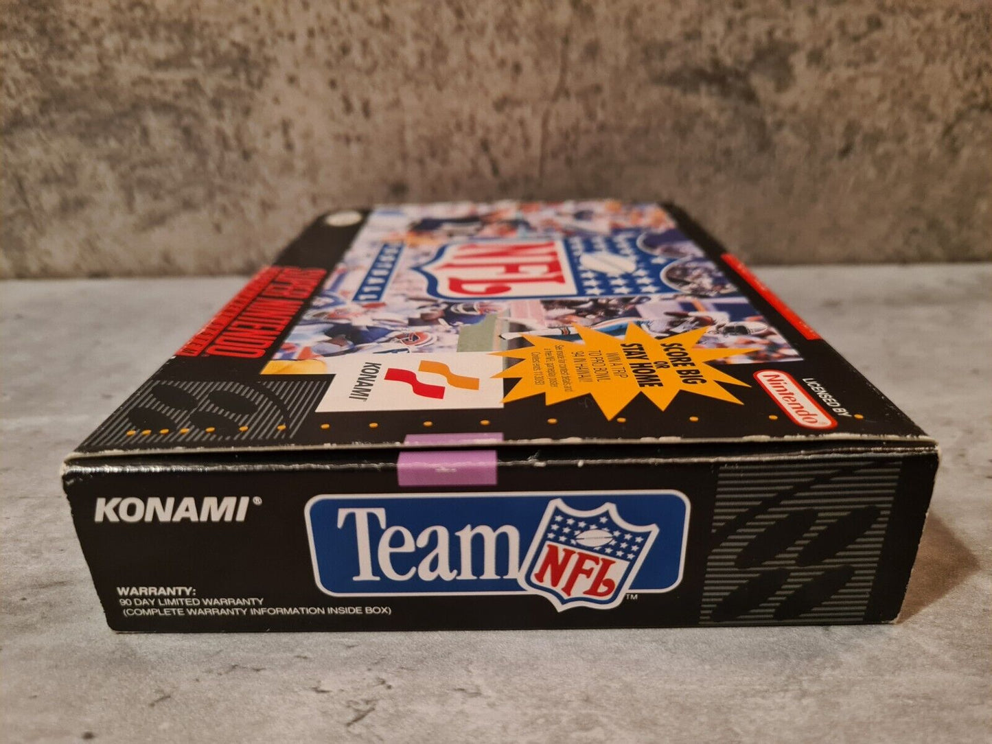 SNES Super Nintendo NFL Football mit OVP und Anleitung + Playbook NTSC USA - T-Retro-Games