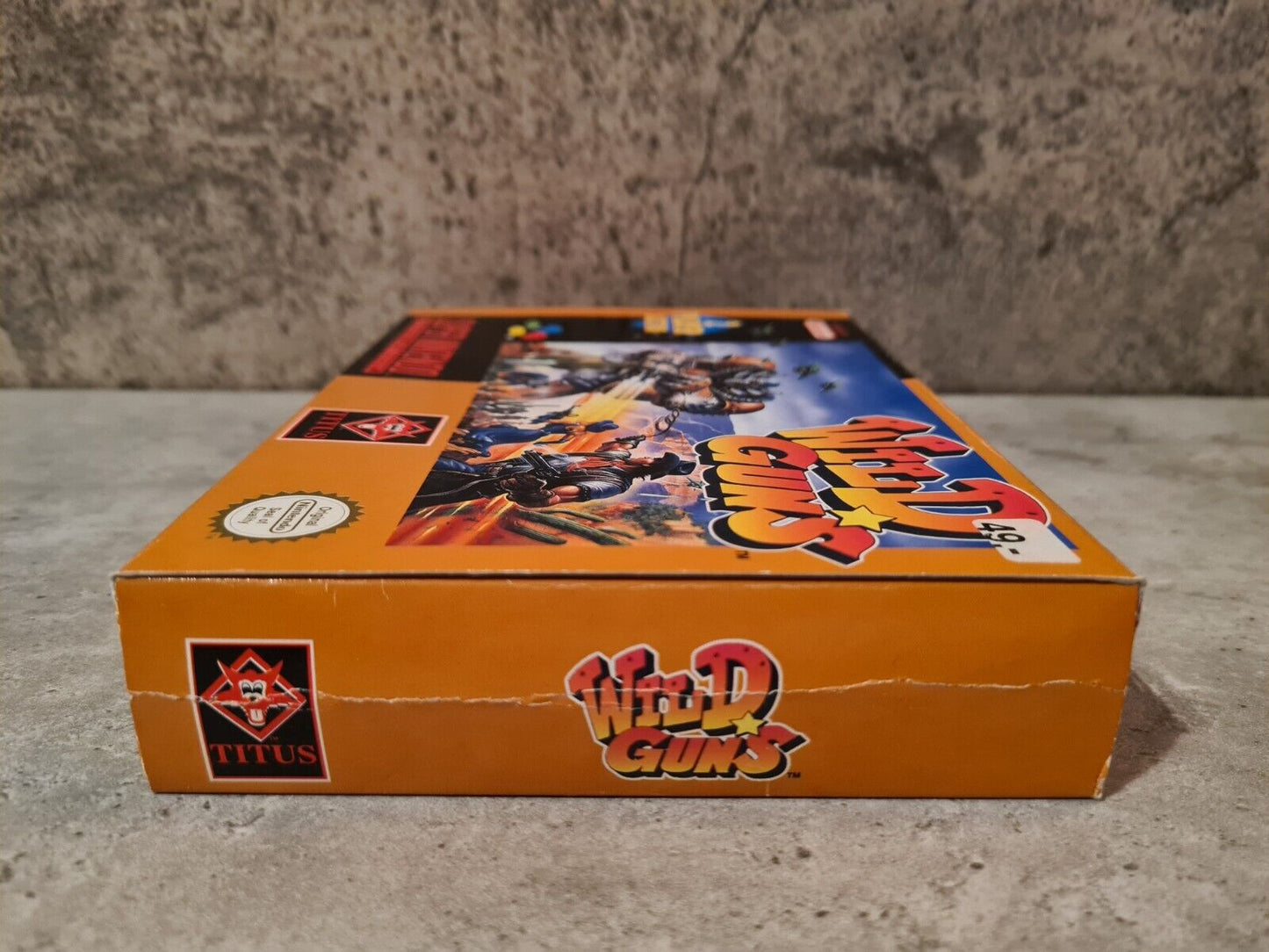 SNES Super Nintendo Wild Guns mit OVP und Anleitung EUR