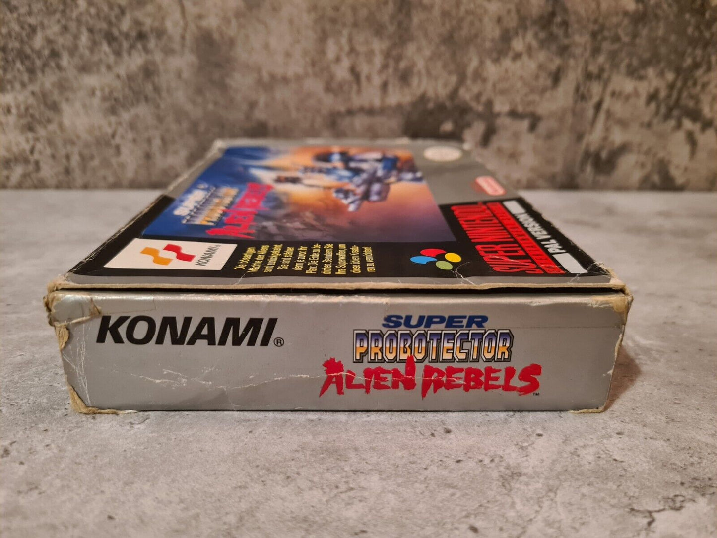 SNES Super Nintendo Super Probotector Alien Rebels mit OVP und Anleitung NOE - T-Retro-Games