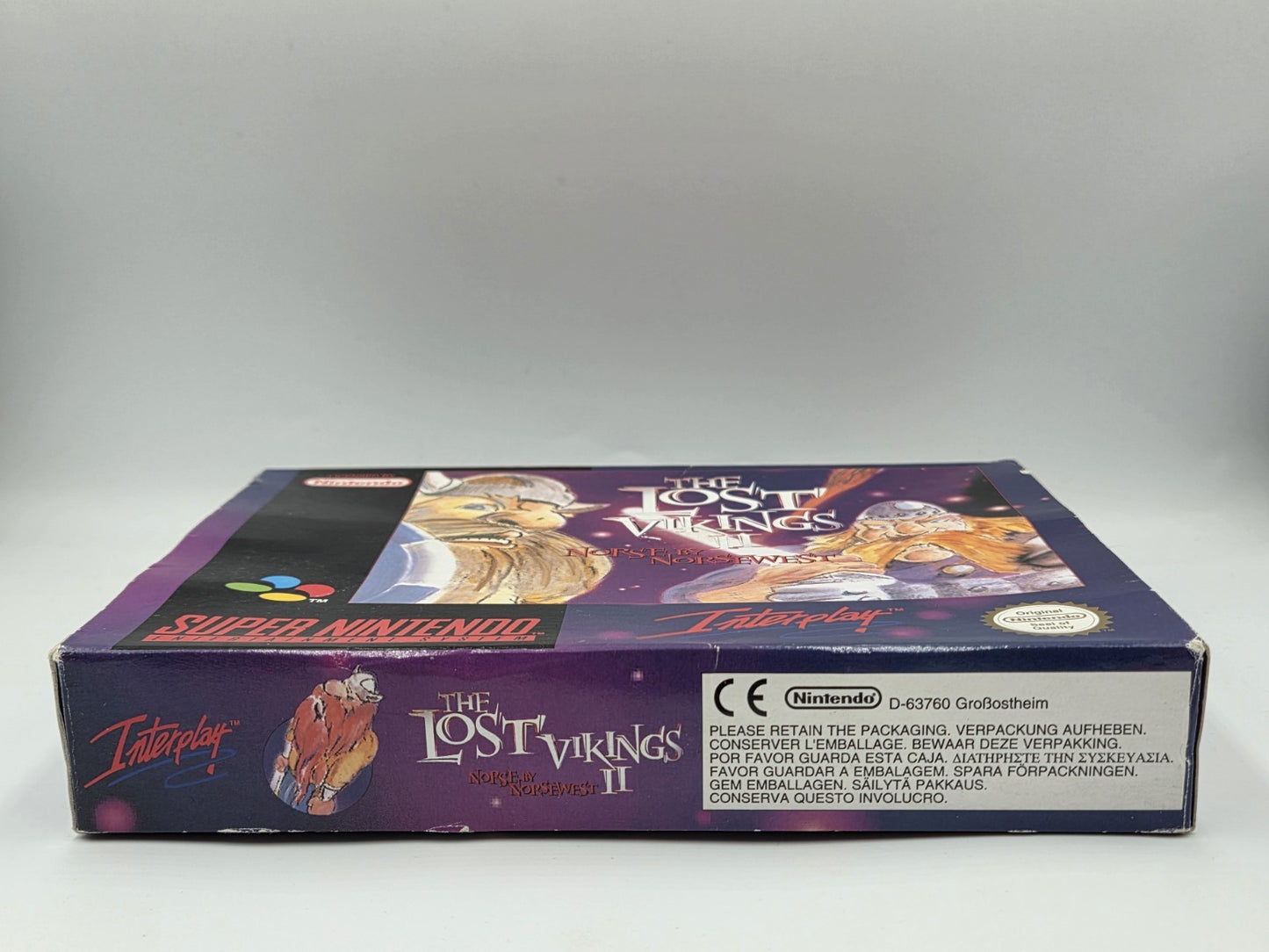SNES Super Nintendo The Lost Vikings II mit OVP und Anleitung EUR