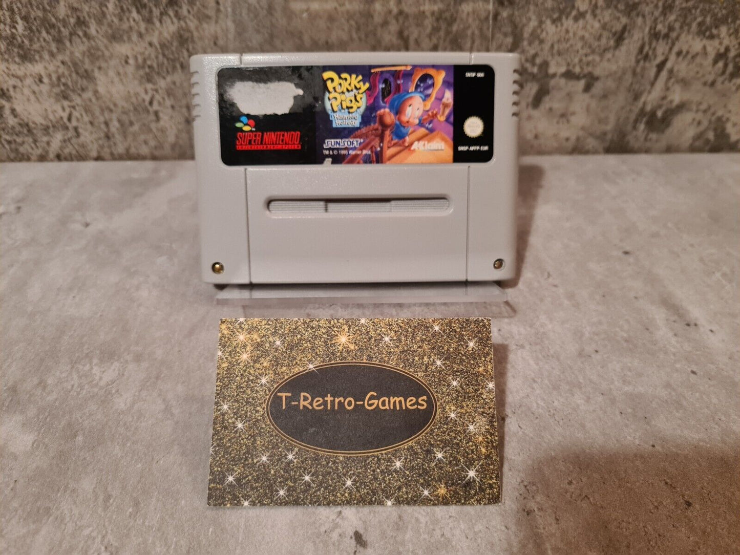 SNES Super Nintendo Porky Pig's Haunted Holiday Modul NOE - T-Retro-Games
