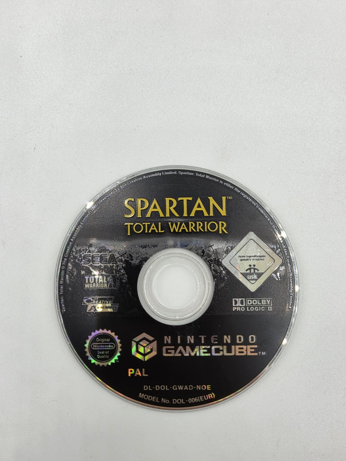Nintendo GameCube Spartan Total Warrior Disc only nur CD NOE - T-Retro-Games