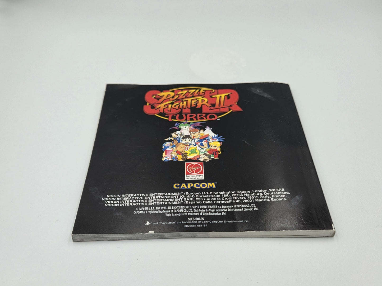 PS1 Playstation 1 Super Puzzle Fighter II Turbo + OVP + Anleitung Multilingual
