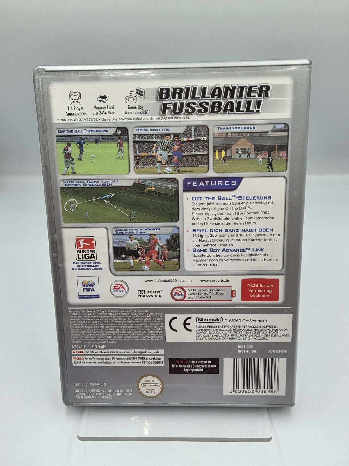 Nintendo GameCube Fifa Football 2004 mit OVP und Anleitung NOE - T-Retro-Games