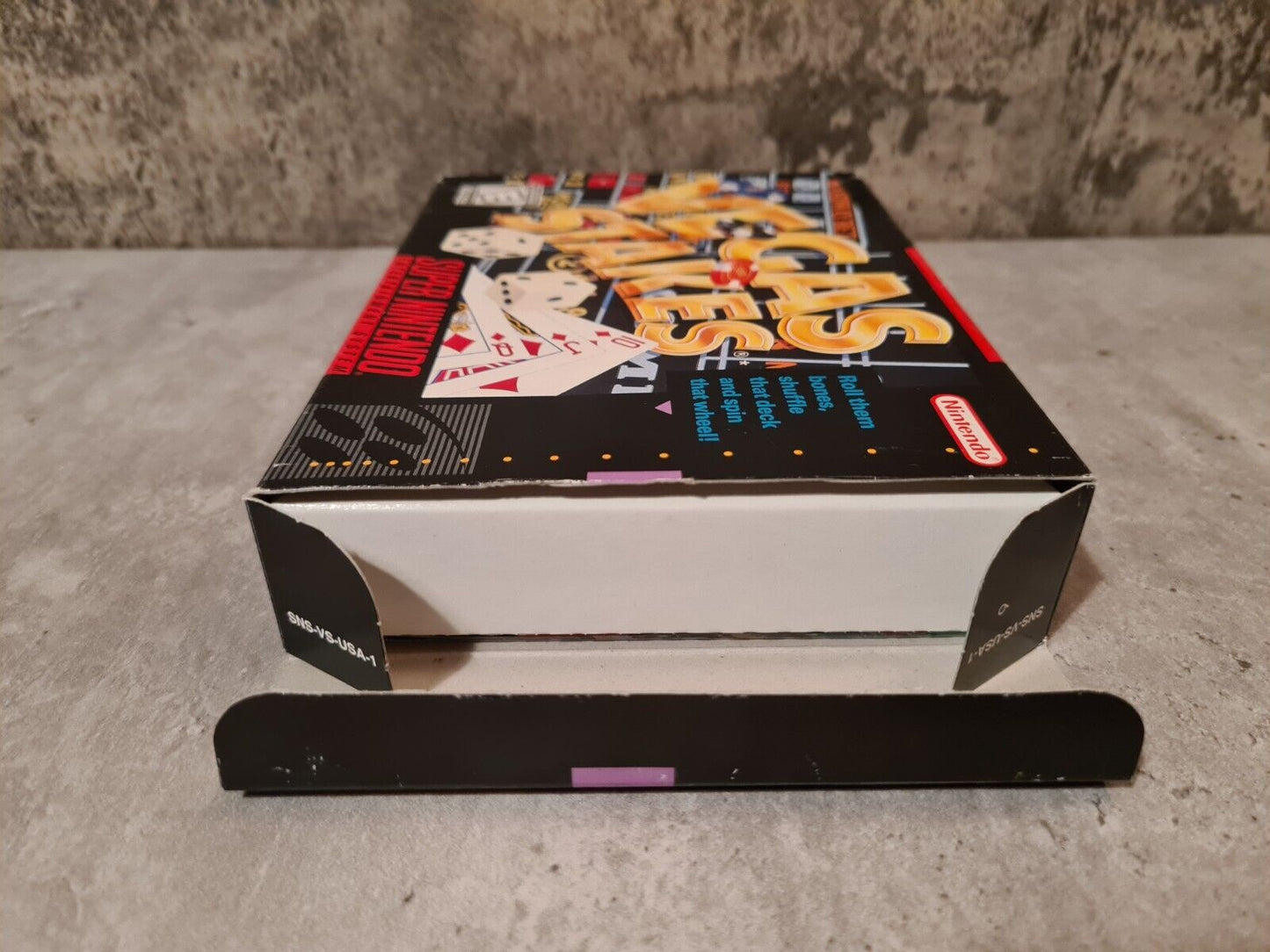SNES Super Nintendo Vegas Stakes mit OVP und Anleitung NTSC USA - T-Retro-Games
