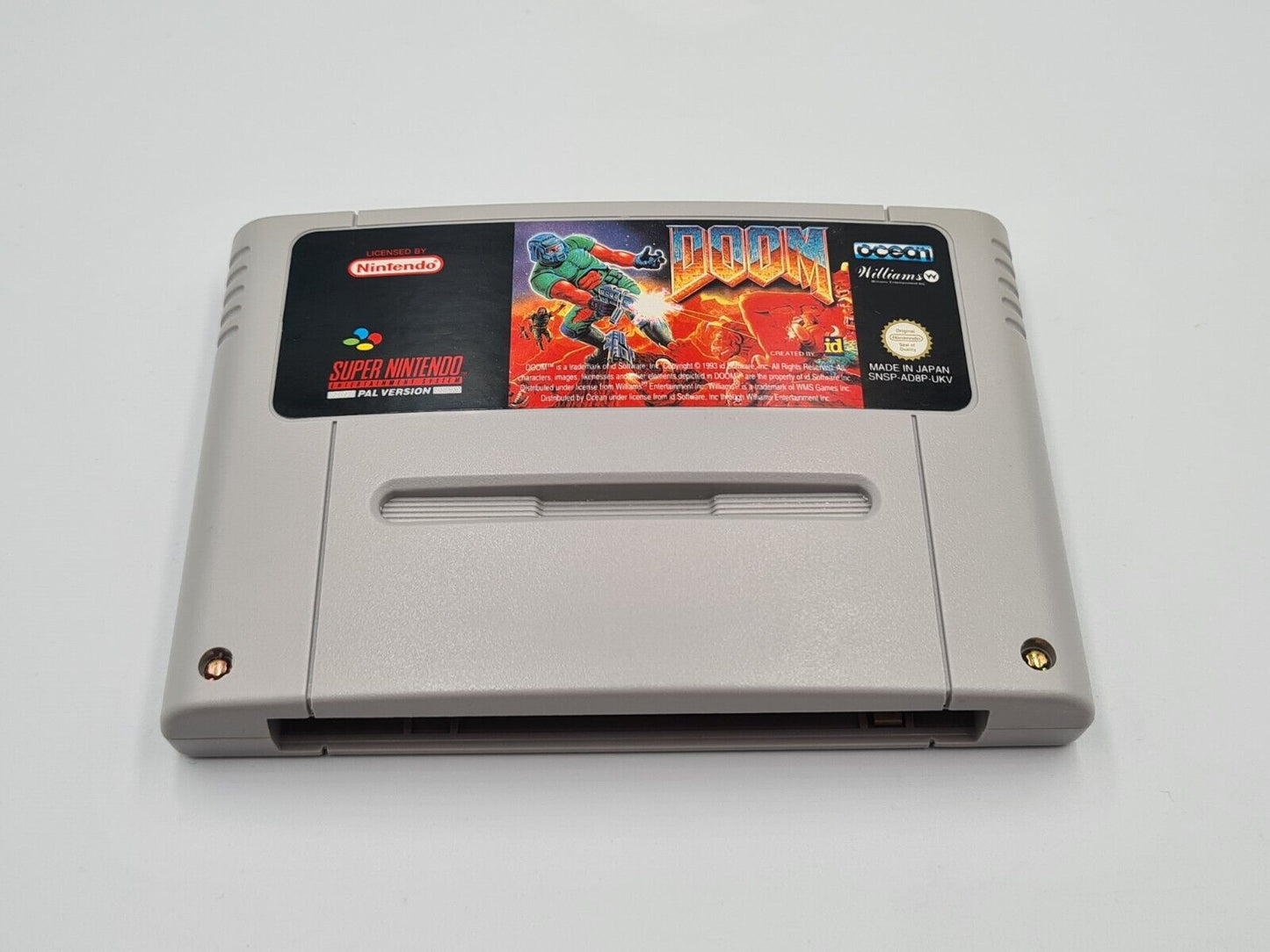 SNES Super Nintendo Doom mit OVP und Anleitung UKV - T-Retro-Games