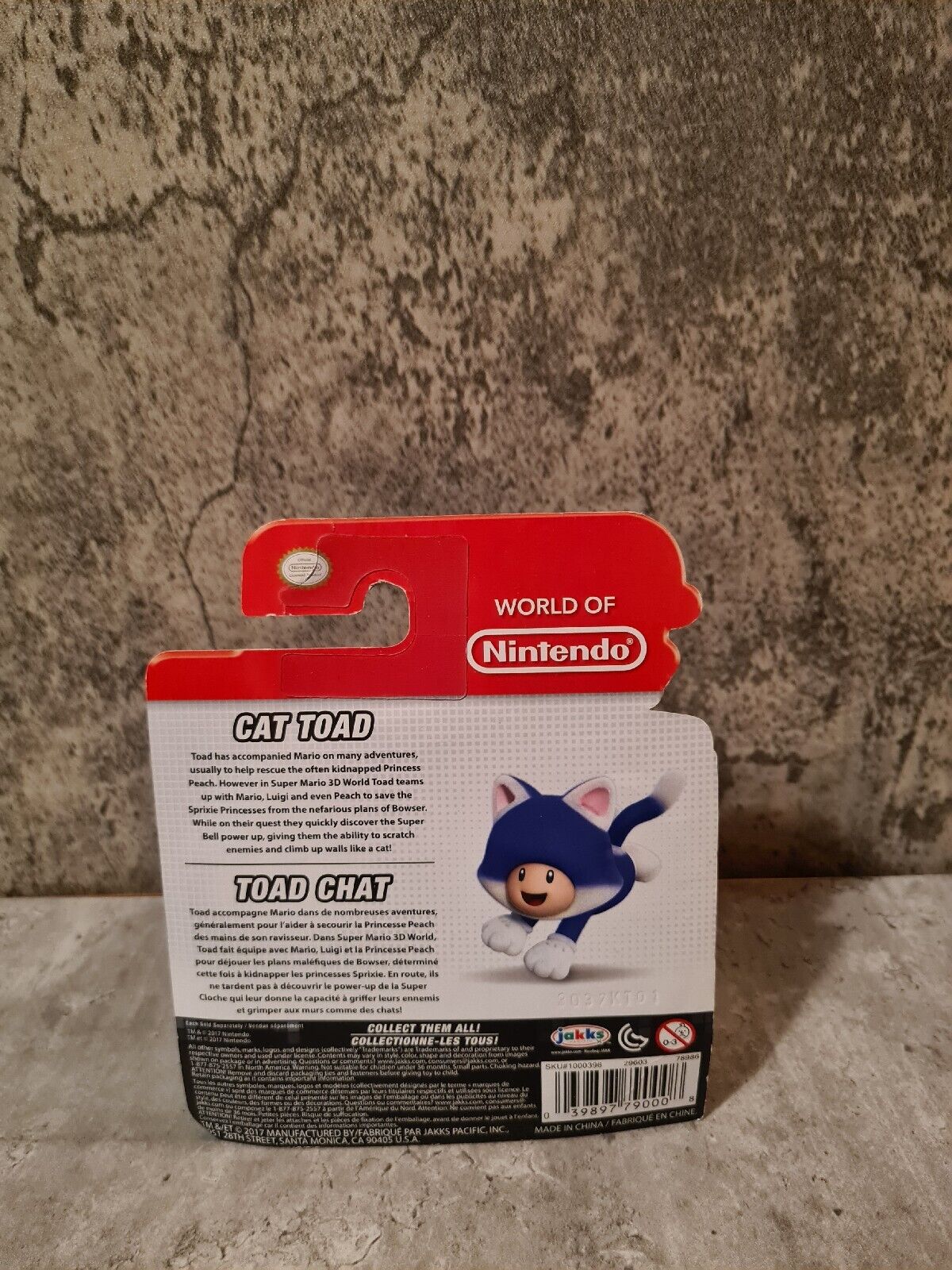 World of Nintendo Collectible Figur Cat Toad with Super Bell Neu New Sealed - T-Retro-Games