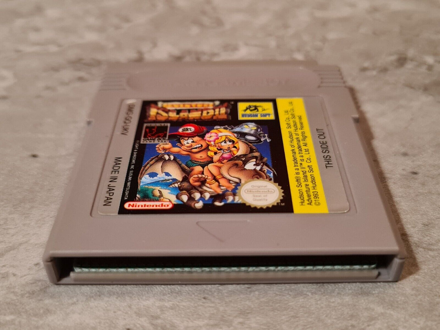 Nintendo Game Boy Classic Spiel Adventure Island II Modul UKV - T-Retro-Games