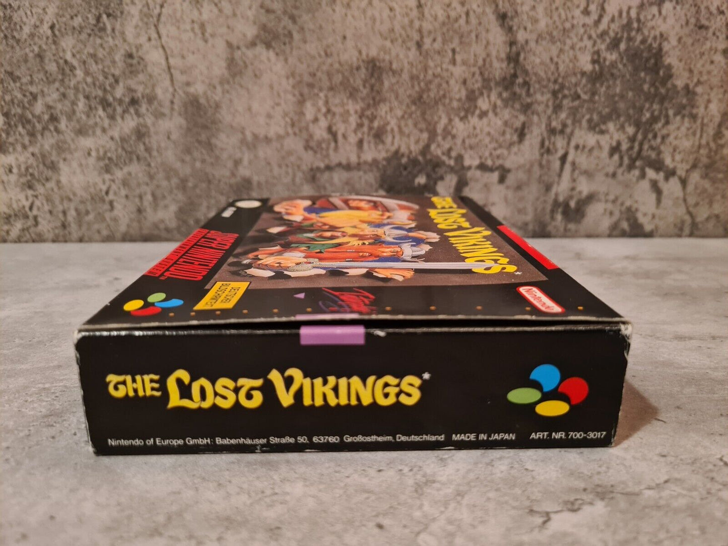 SNES Super Nintendo The Lost Vikings mit OVP und Anleitung NOE / SFRG - T-Retro-Games