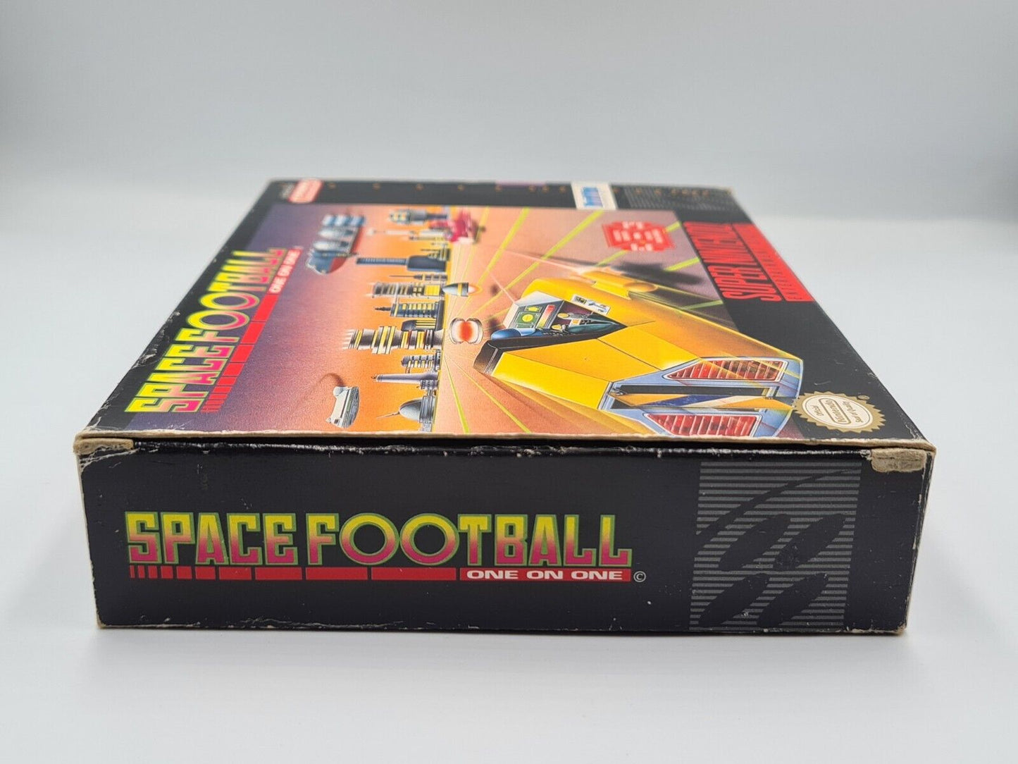 SNES Super Nintendo Space Football - One on One mit OVP und Anleitung NTSC USA - T-Retro-Games
