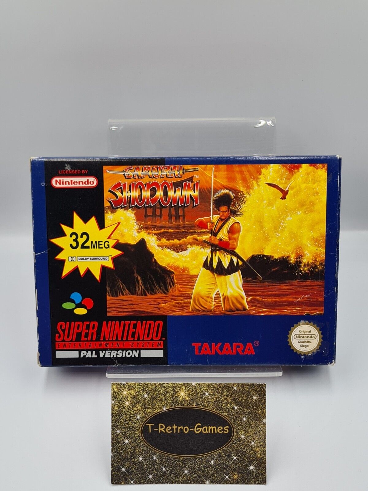 SNES Super Nintendo Samurai Shodown mit OVP und Anleitung NOE - T-Retro-Games
