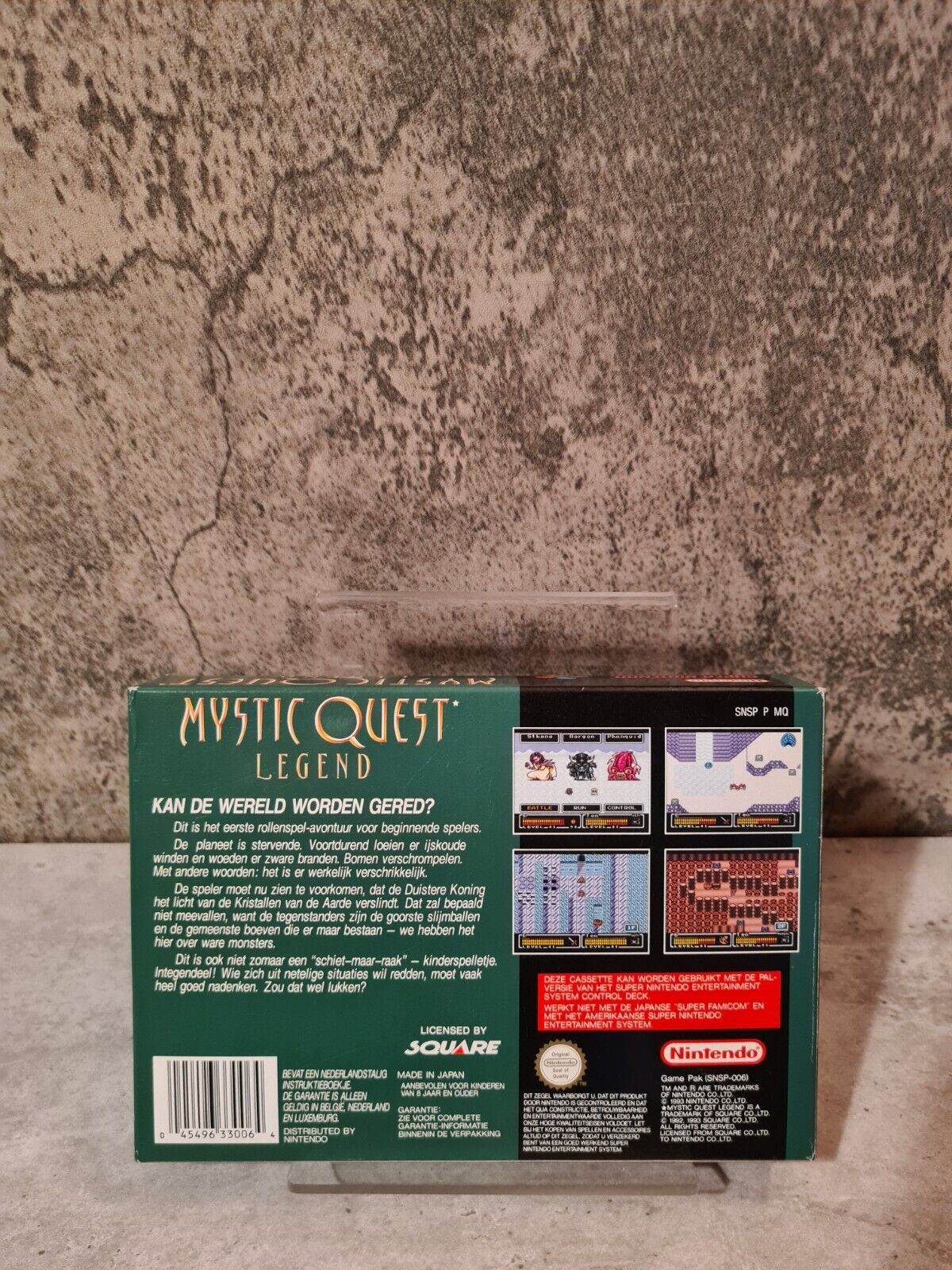SNES Super Nintendo Mystic Quest Legend mit OVP und Anleitung + Poster HOL - T-Retro-Games