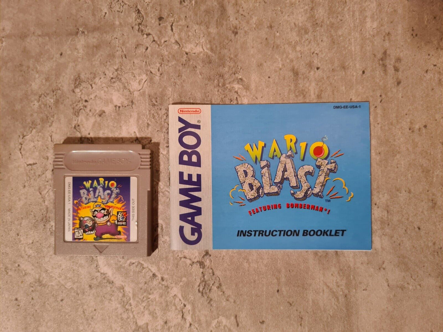Nintendo Game Boy Classic Wario Blast mit OVP und Anleitung USA - T-Retro-Games