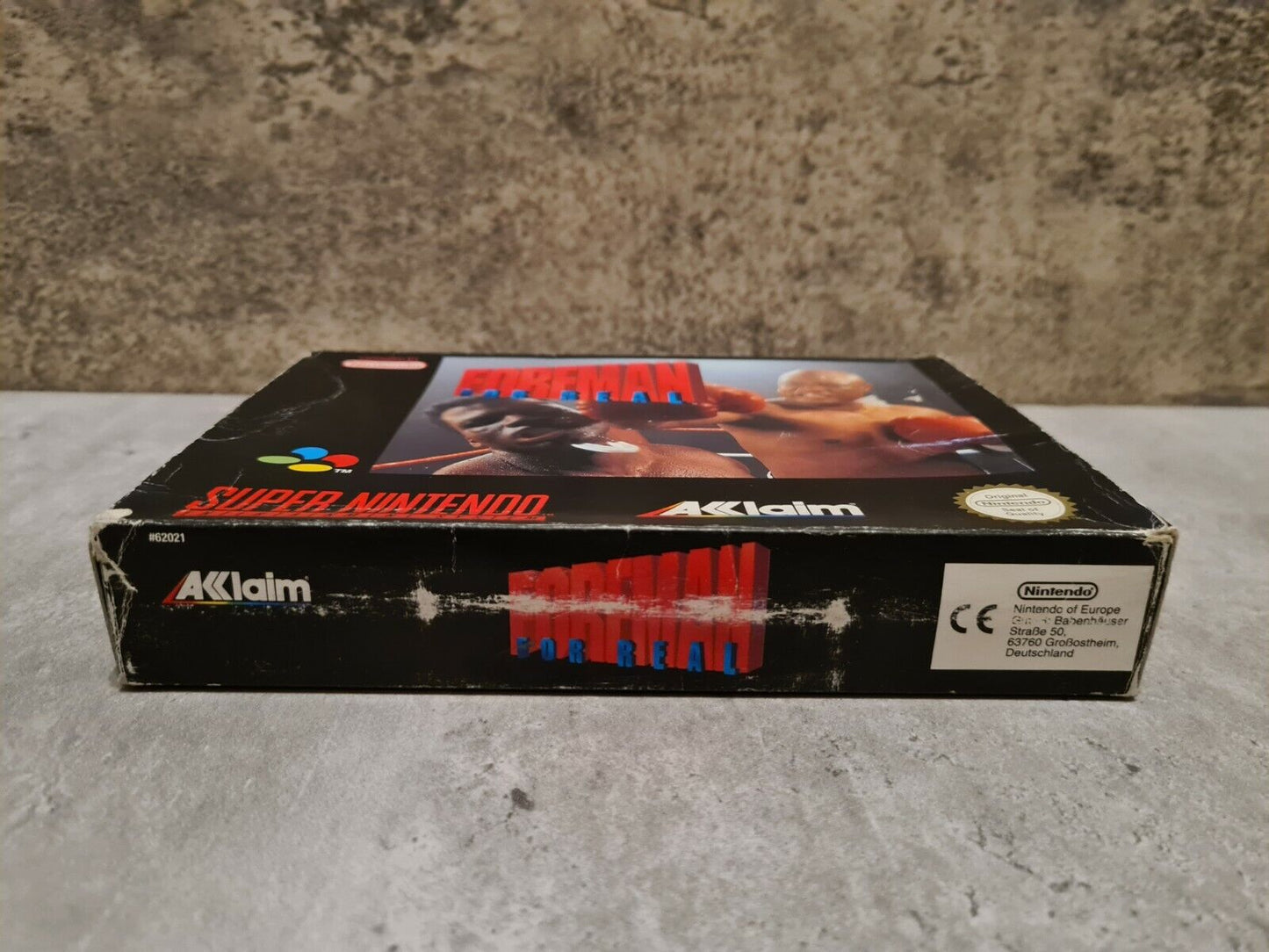 SNES Super Nintendo Foreman For Real mit OVP und Anleitung EUR - T-Retro-Games