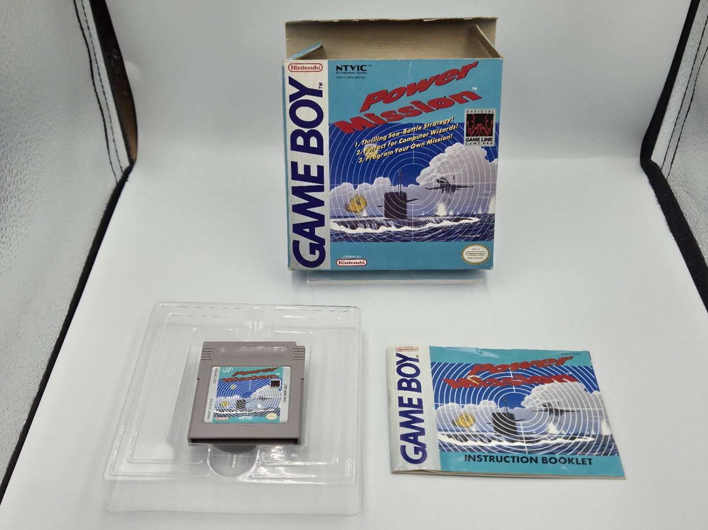 Nintendo Game Boy Classic Spiel Power Mission mit OVP und Anleitung USA
