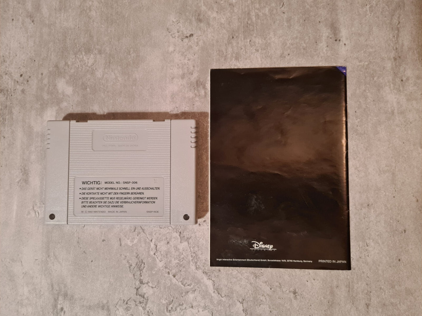 SNES Super Nintendo Disney Das Dschungelbuch mit OVP und Anleitung NOE