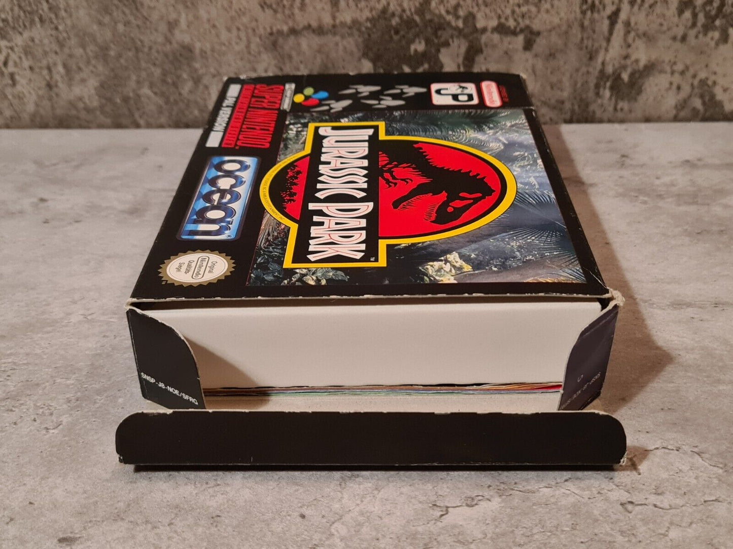 SNES Super Nintendo Jurassic Park mit OVP und Anleitung NOE/SFRG - T-Retro-Games
