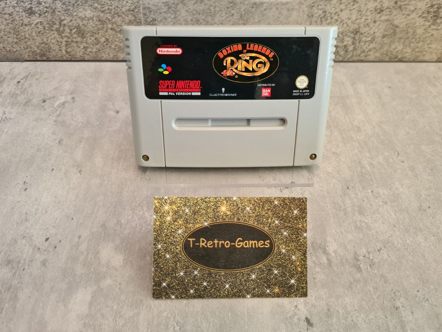 SNES Super Nintendo Boxing Legends of The Ring Modul UKV - T-Retro-Games