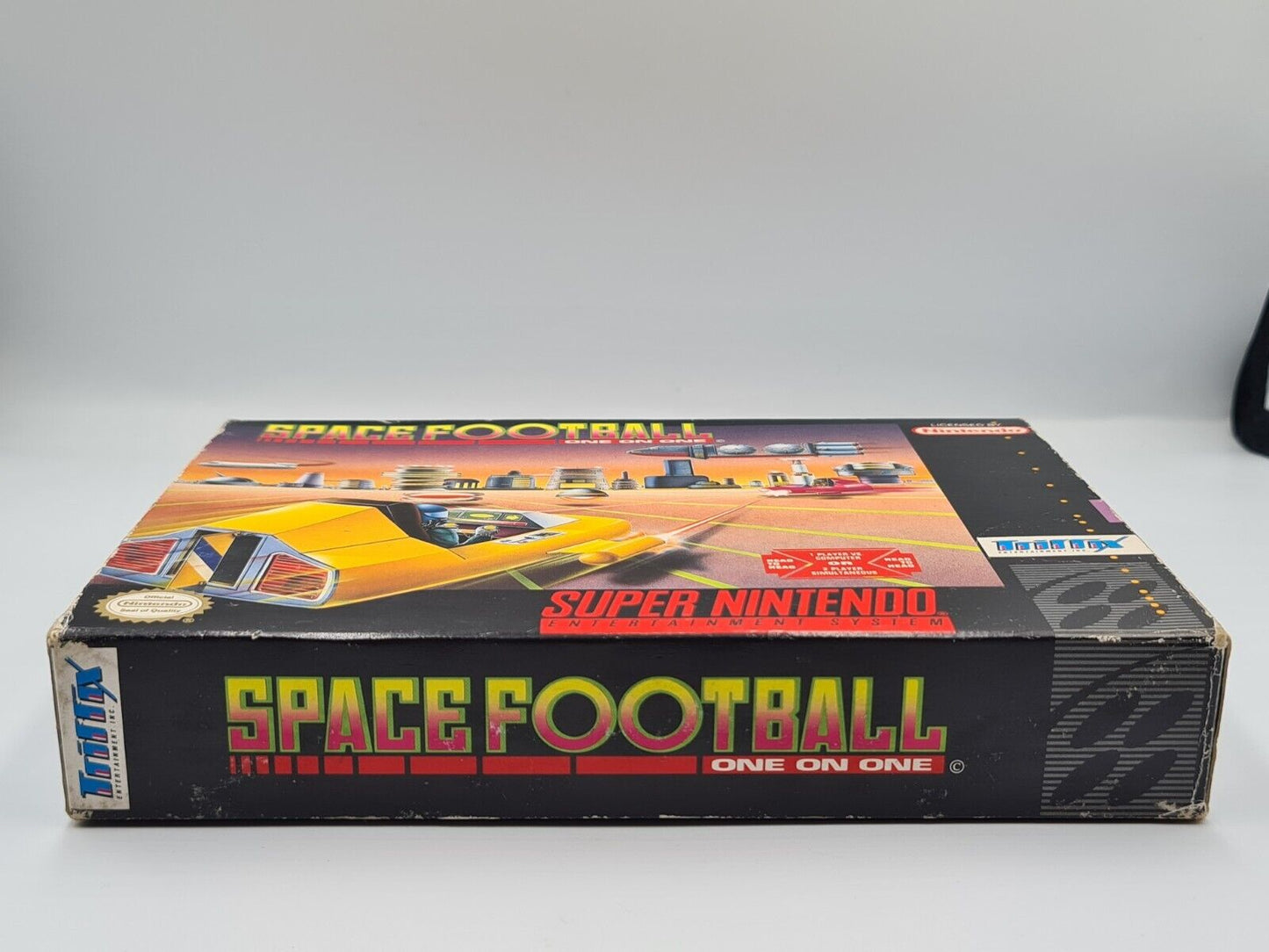 SNES Super Nintendo Space Football - One on One mit OVP und Anleitung NTSC USA - T-Retro-Games