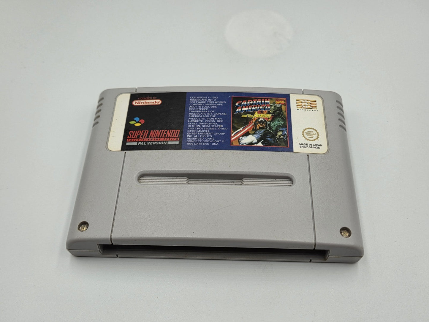 SNES Super Nintendo Captain America and The Avengers mit OVP und Anleitung EUR