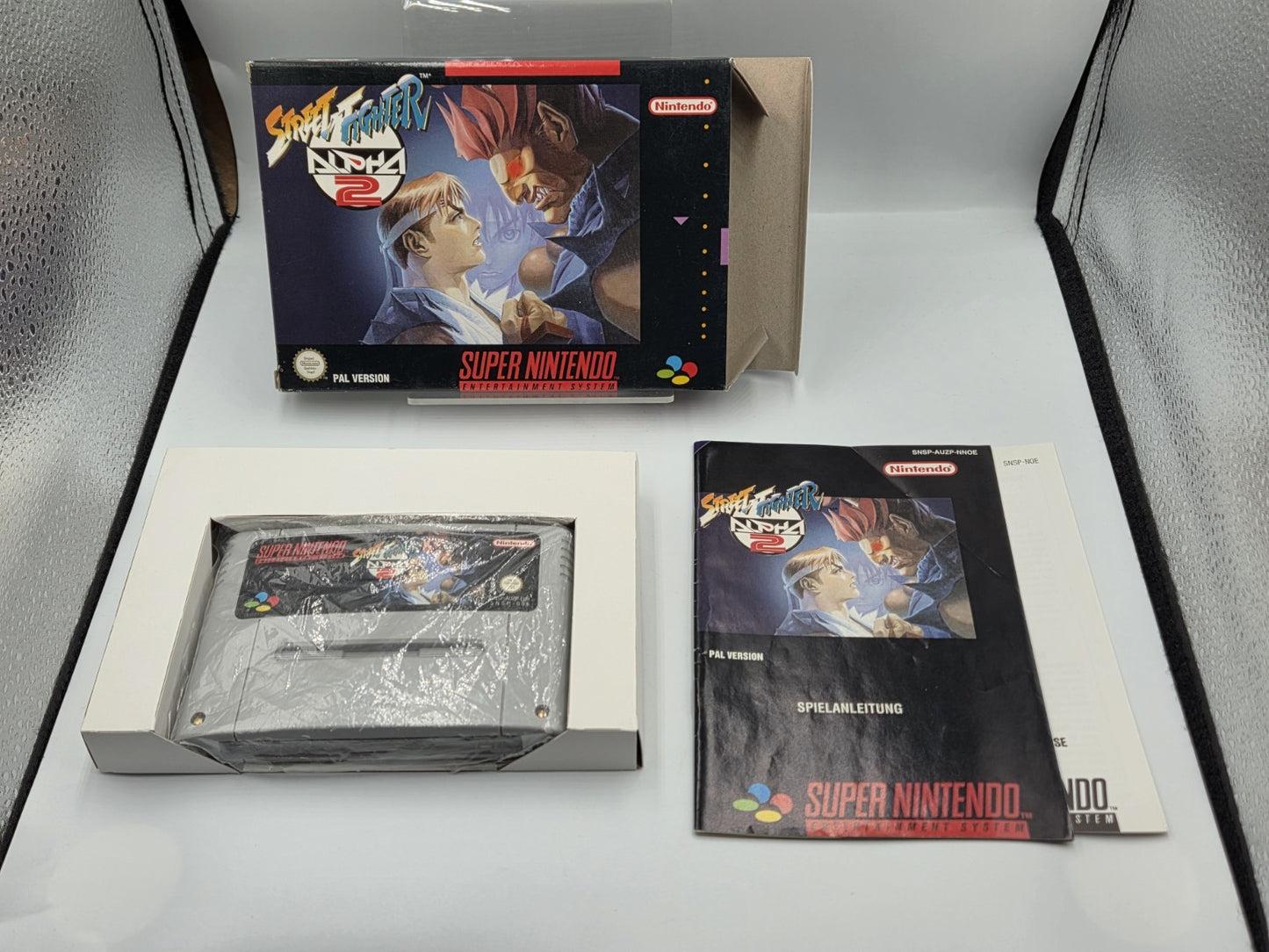 SNES Super Nintendo Street Fighter Alpha 2 II mit OVP und Anleitung NOE