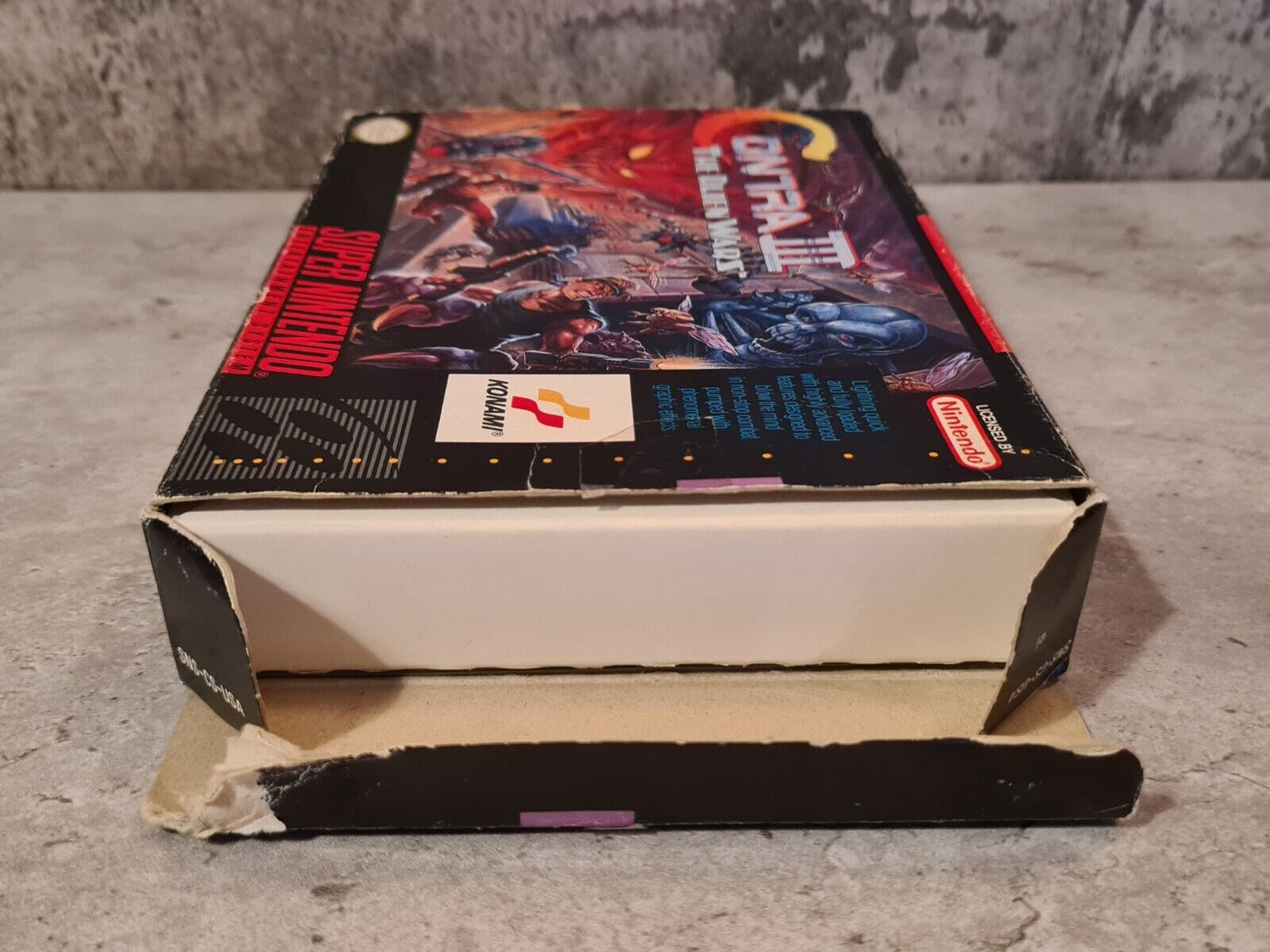 SNES Super Nintendo Contra III The Alien Wars mit OVP und Anleitung NTSC-USA - T-Retro-Games