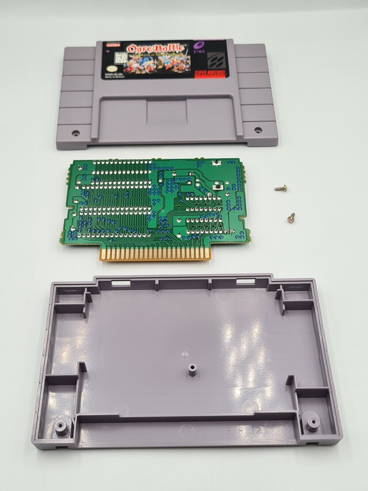 SNES Super Nintendo Ogre Battle mit OVP und Anleitung + Karten NTSC-USA - T-Retro-Games