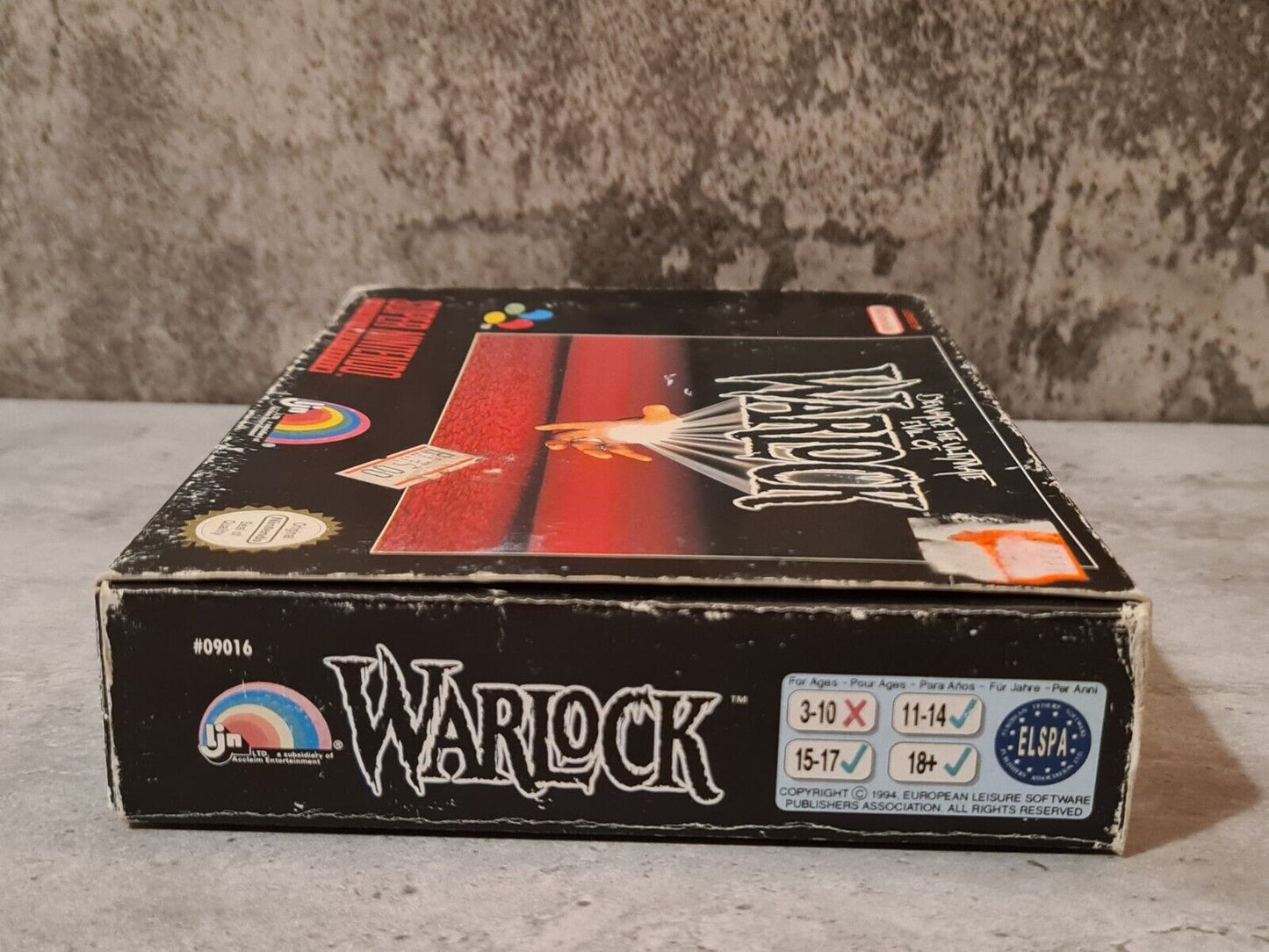 SNES Super Nintendo Beware The Ultimate Evil of Warlock + OVP und Anleitung EUR - T-Retro-Games